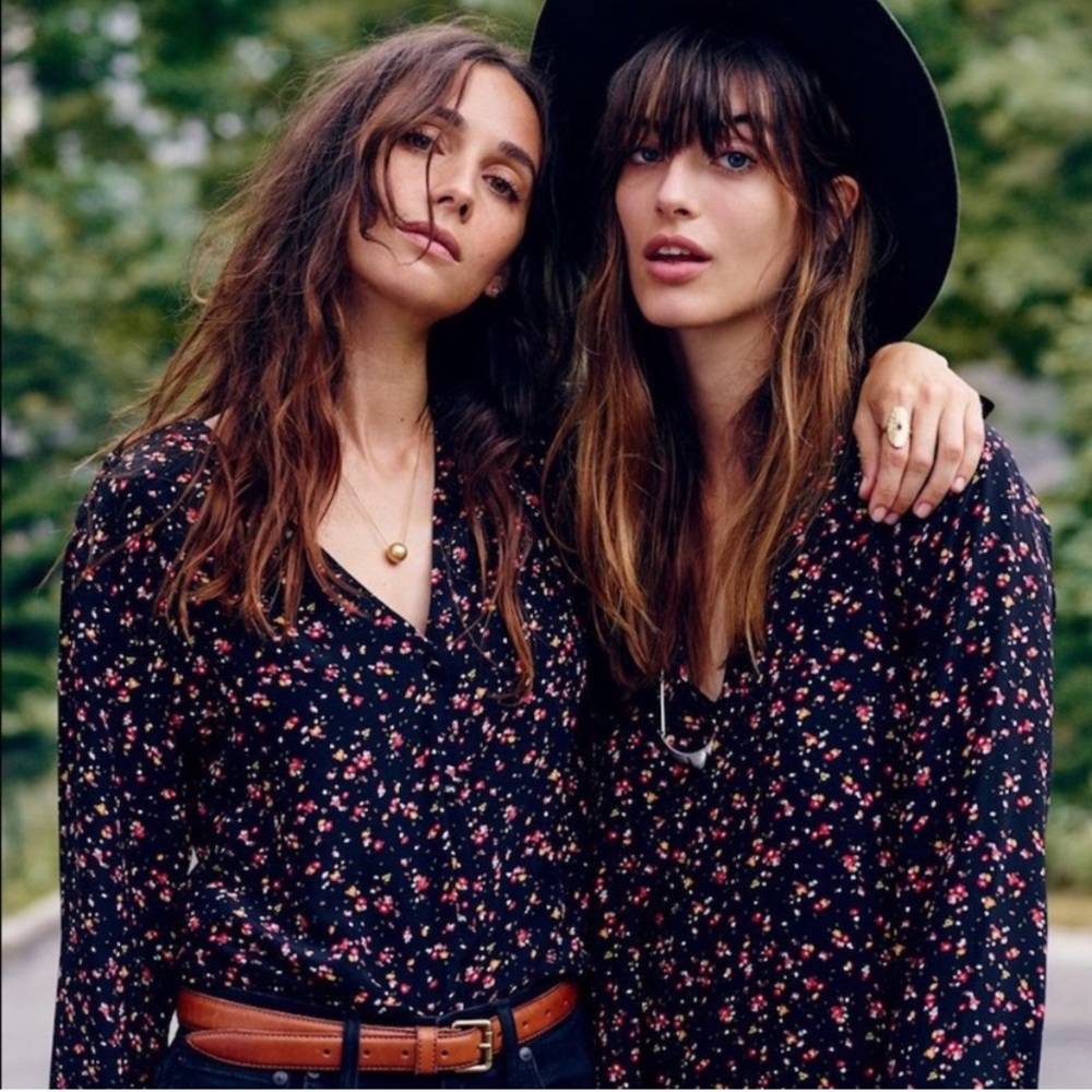 Madewell x Sezane Silk Shirt